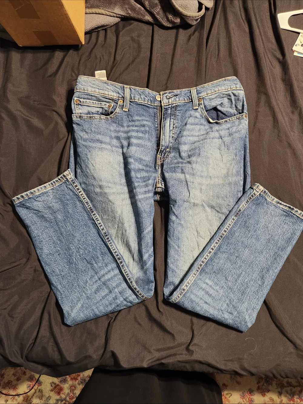 Levi's Men's Blue Straight Leg Jeans